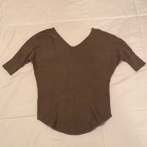 Express XS dolman style brown sweater.
